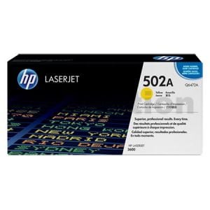 HP Q6472A (502A) Genuine Yellow Toner Cartridge - 4,000 Pages