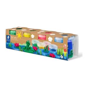 Staedtler 8134 Noris Junior Modelling Dough Assorted Colours 4 Pack