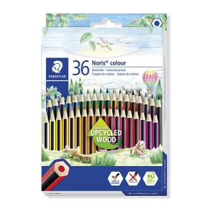 Staedtler Noris Hexagonal Coloured Pencil Assorted Pack of 36