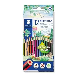 Staedtler Noris Hexagonal Coloured Pencil Assorted Pack of 12