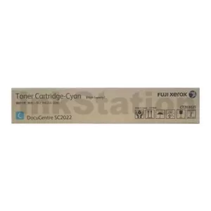 Fuji Xerox DocuCentre SC2022 Genuine Cyan Toner Cartridge CT203025 - 14,400 pages