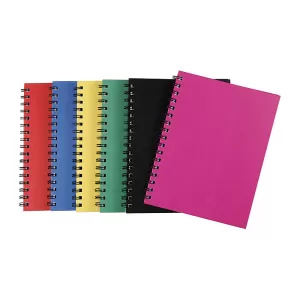 Spirax 511 Hard Cover Notebook A5 200 Page Assorted 4 Pack