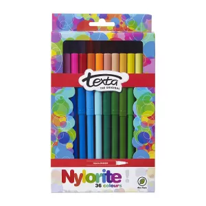Texta Nylorite Colour Marker 36 Pack