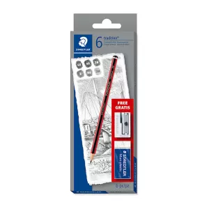 Staedtler 110 Tradition Pencil Sketch Pack of 6