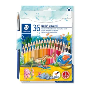 Staedtler Noris Aquarell Coloured Pencil Assorted Pack of 36