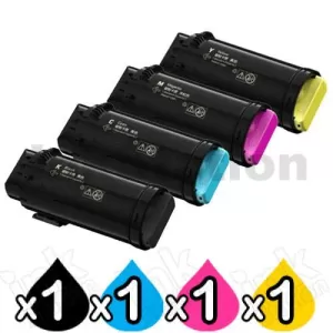 4 Pack Compatible Fuji Xerox DocuPrint CP505d Toner Cartridges CT203045 - CT203048 [1BK,1C,1M,1Y]