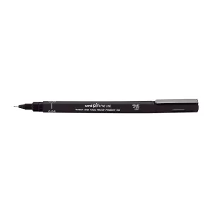 Uni Pin 200 Fineliner Pen 0.05mm Black 12 Pack