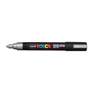 POSCA PC5M Paint Marker Medium Bullet Tip Silver