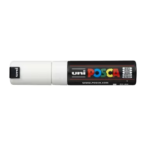POSCA PC8K Paint Marker Bold Chisel Tip White