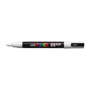POSCA PC3M Paint Marker Fine Bullet Tip White
