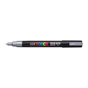 POSCA PC3M Paint Marker Fine Bullet Tip Silver