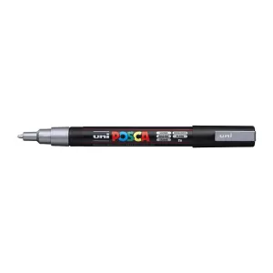 POSCA PC3M Paint Marker Fine Bullet Tip Silver