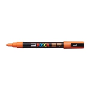 POSCA PC3M Paint Marker Fine Bullet Tip Orange