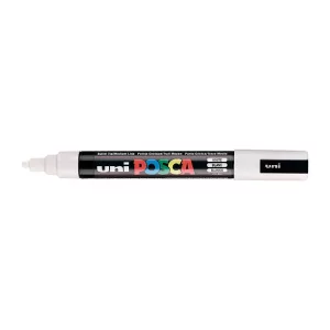 POSCA PC5M Paint Marker Medium Bullet Tip White