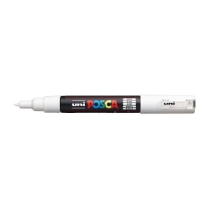 POSCA PC1M Paint Marker Extra Fine Bullet Tip White