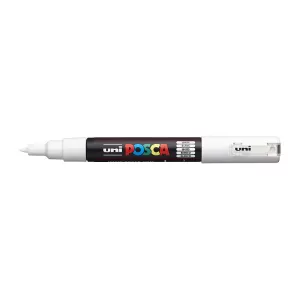 POSCA PC1M Paint Marker Extra Fine Bullet Tip White