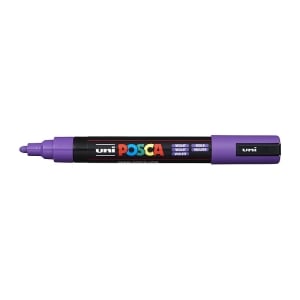 POSCA PC5M Paint Marker Medium Bullet Tip Violet