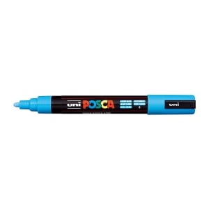 POSCA PC5M Paint Marker Medium Bullet Tip Light Blue
