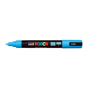 POSCA PC5M Paint Marker Medium Bullet Tip Light Blue