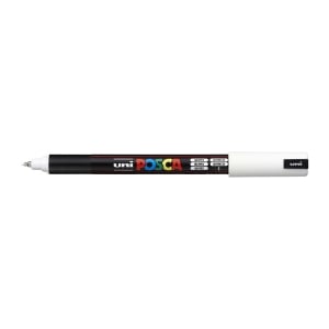 POSCA PC1MR Paint Marker Ultra Fine Tip White
