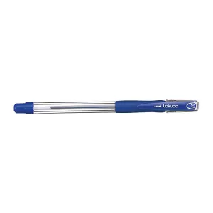 Uni-Ball Lakubo Ballpoint Pen 0.7mm Blue Pack of 12