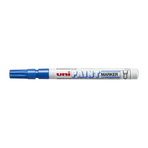 12 x Uni PX21 Paint Marker FIne Bullet Tip Blue