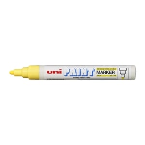 12 x Uni PX20 Paint Marker Bullet Tip Yellow