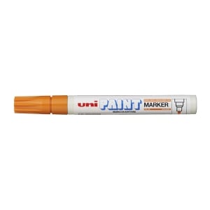 12 x Uni PX20 Paint Marker Bullet Tip Orange