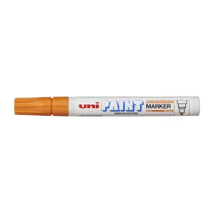 12 x Uni PX20 Paint Marker Bullet Tip Orange