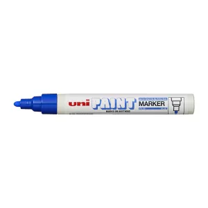 12 x Uni PX20 Paint Marker Bullet Tip Blue