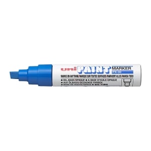 Uni PX30 Paint Marker Chisel Tip Blue