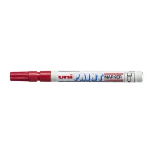 12 x Uni PX21 Paint Marker FIne Bullet Tip Red