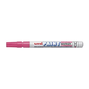 12 x Uni PX21 Paint Marker FIne Bullet Tip Pink