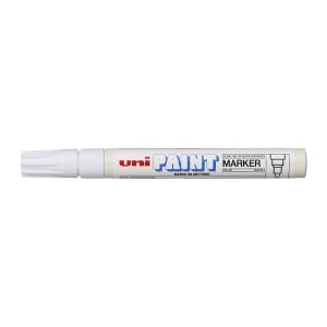 12 x Uni PX20 Paint Maker Bullet Tip White