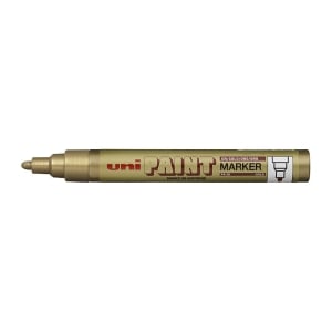 12 x Uni PX20 Paint Maker Bullet Tip Gold