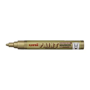12 x Uni PX20 Paint Maker Bullet Tip Gold