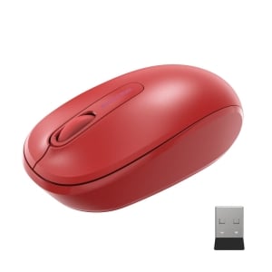 Incase Designed by Microsoft Mobile Wireless Mouse 1850 Flame Red (U7Z-00035)