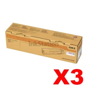 3 x OKI B433dn / B513dn Genuine Black Toner Cartridge YA8001-6703G006 - 3,000 pages