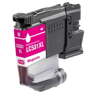 Compatible Brother LC-531XLM Magenta High Yield Ink Cartridge - 500 pages