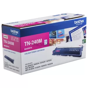 Genuine Brother TN-240M Magenta Toner Cartridge - 1,400 pages