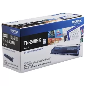 Genuine Brother TN-240BK Black Toner Cartridge - 2,200 pages