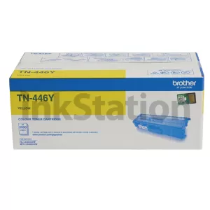 Genuine Brother TN-446Y Yellow Toner Cartridge - 6,500 pages