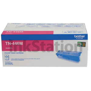 Genuine Brother TN-446M Magenta Toner Cartridge - 6,500 pages