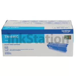 Genuine Brother TN-446C Cyan Toner Cartridge - 6,500 pages