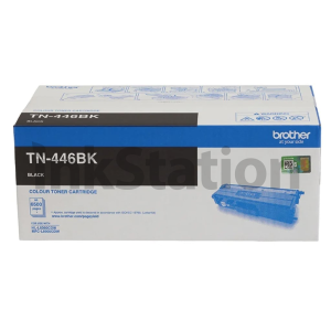 Genuine Brother TN-446BK Black Toner Cartridge - 6,500 pages