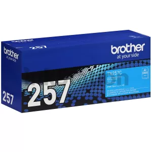 Genuine Brother TN-257C Cyan Toner Cartridge - 2,300 pages