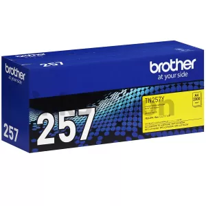 Genuine Brother TN-257Y Yellow Toner Cartridge - 2,300 pages