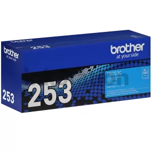 Genuine Brother TN-253C Cyan Toner Cartridge - 1,300 pages
