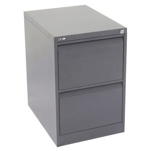 Rapidline 2 Drawer GO Vertical Filing Cabinet - Graphite Ripple