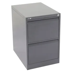 Rapidline 2 Drawer GO Vertical Filing Cabinet - Graphite Ripple